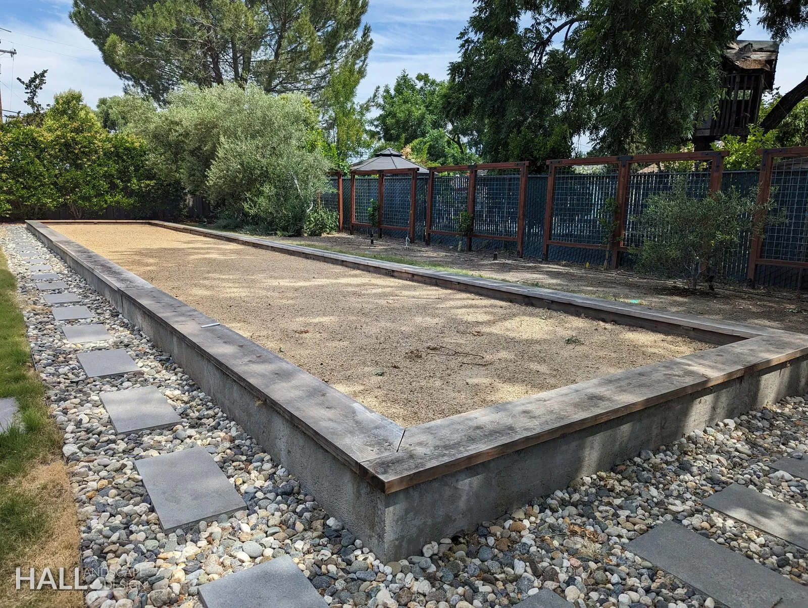 Bocce Courts by Hall Landscape Design — Napa Valley & North Bay