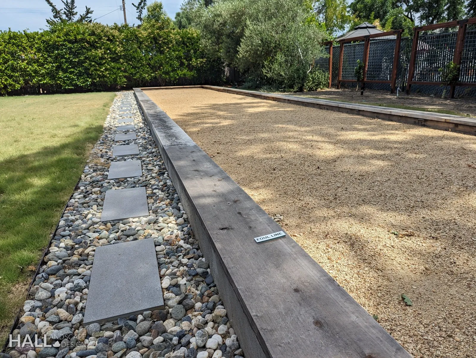 Bocce Courts by Hall Landscape Design — Napa Valley & North Bay