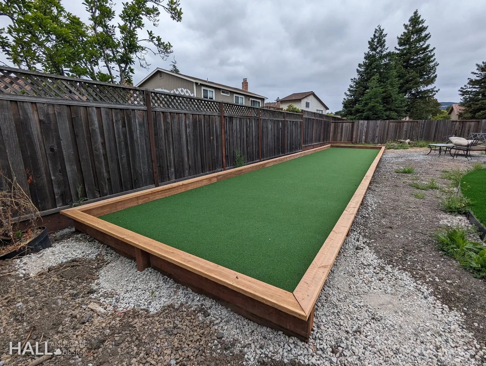 Bocce Courts by Hall Landscape Design — Napa Valley & North Bay