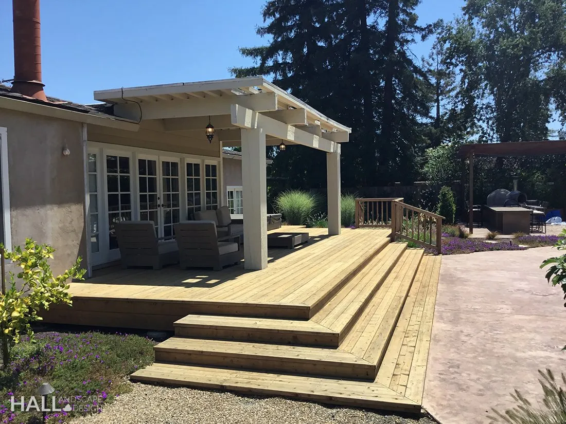 Decks by Hall Landscape Design — San Rafael, CA