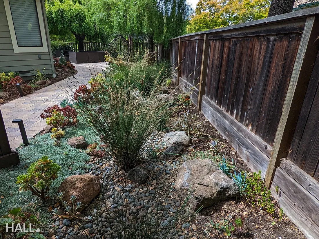 Dry-Stream Beds by Hall Landscape Design — Napa, CA