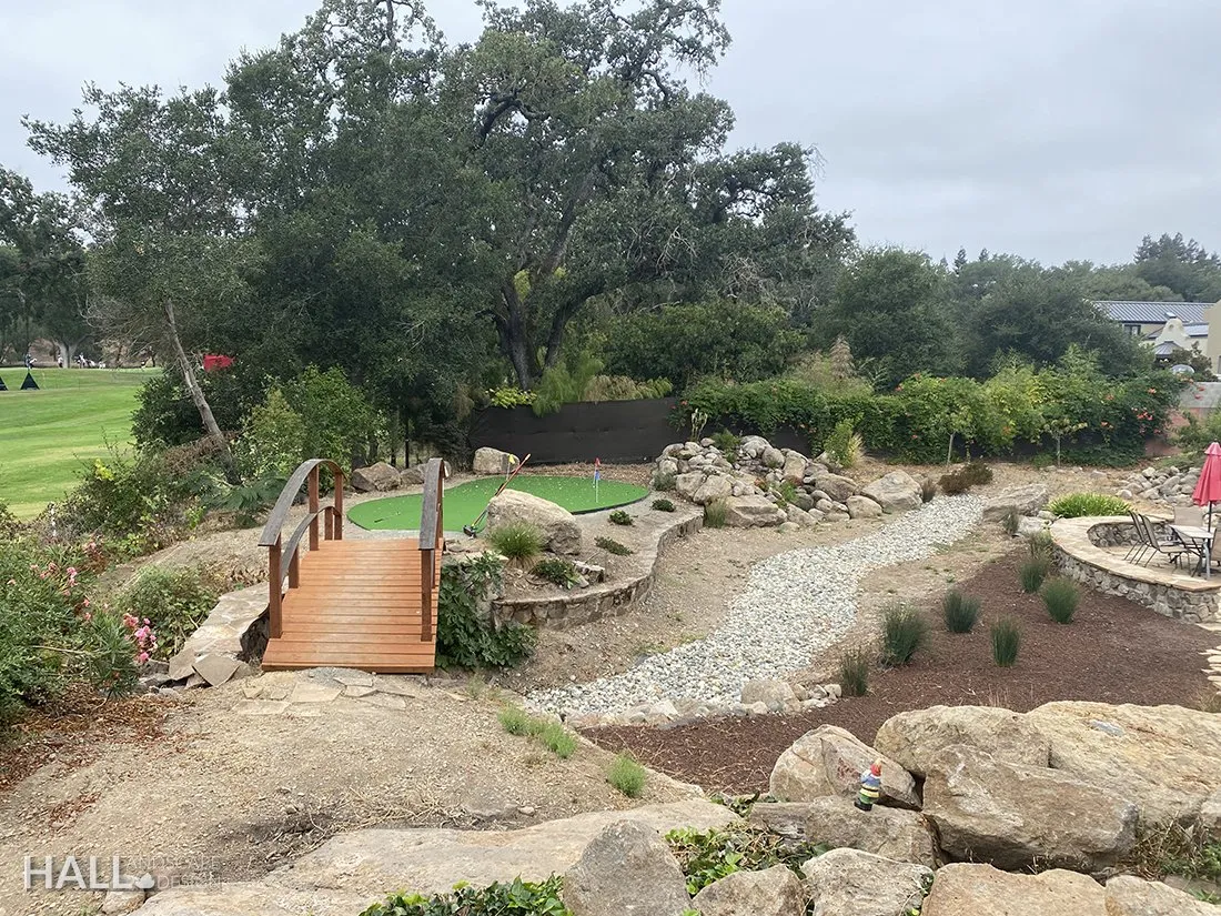 Dry-Stream Beds by Hall Landscape Design — Sonoma, CA