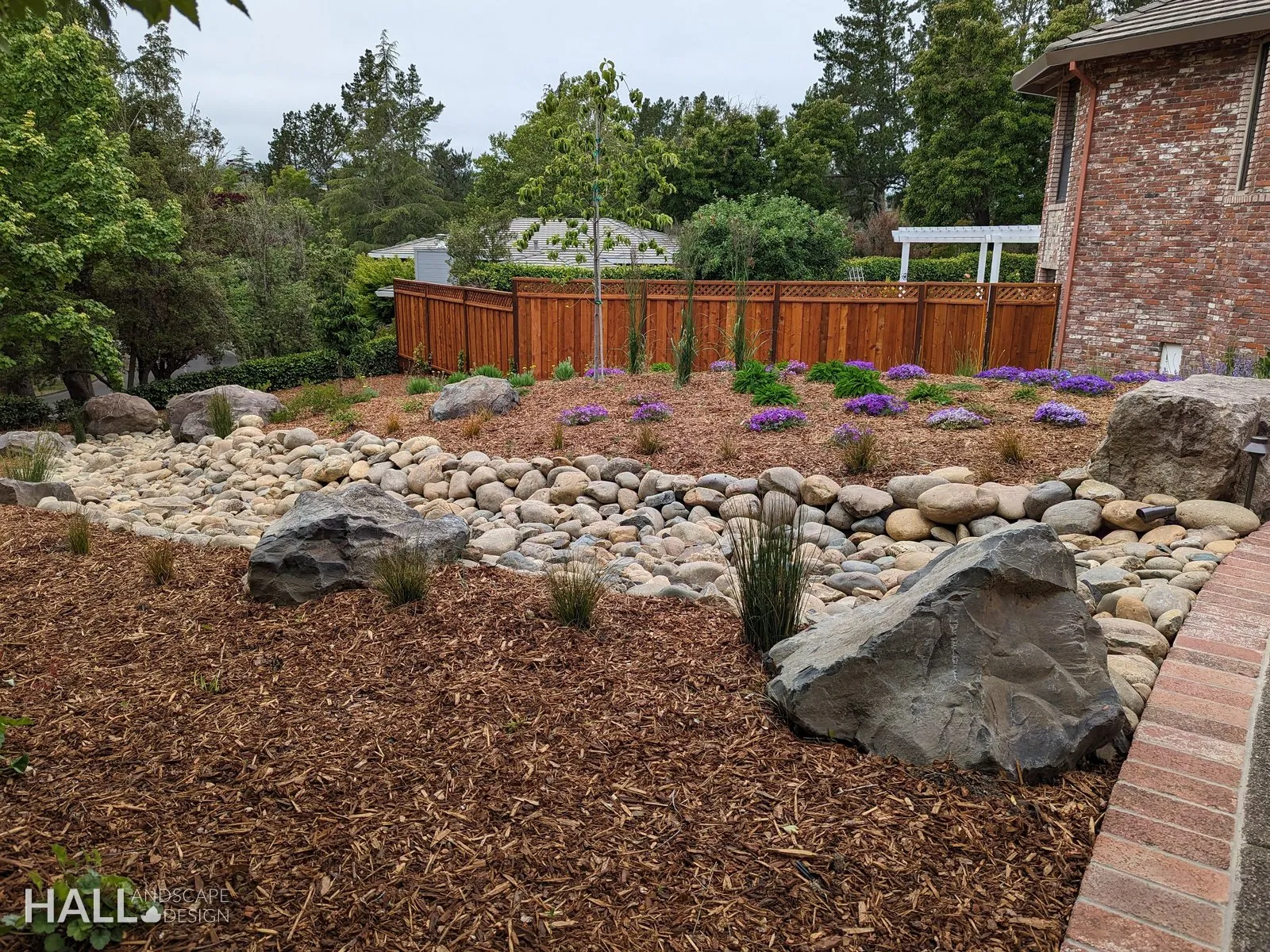 Dry-Stream Beds by Hall Landscape Design — Napa Valley & North Bay