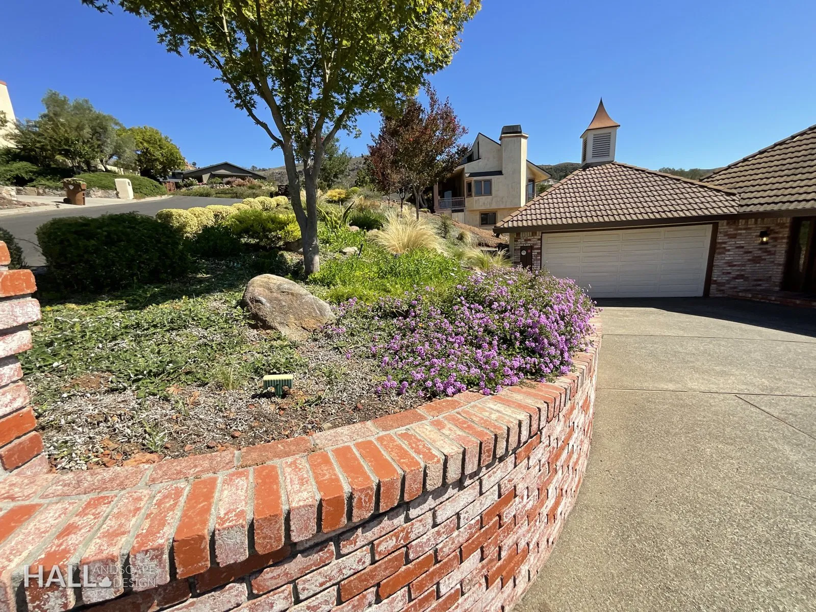 Before — the original yard in Fairfield