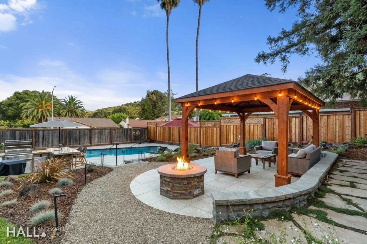 Fire Features — Hall Landscape Design, Napa Valley & North Bay