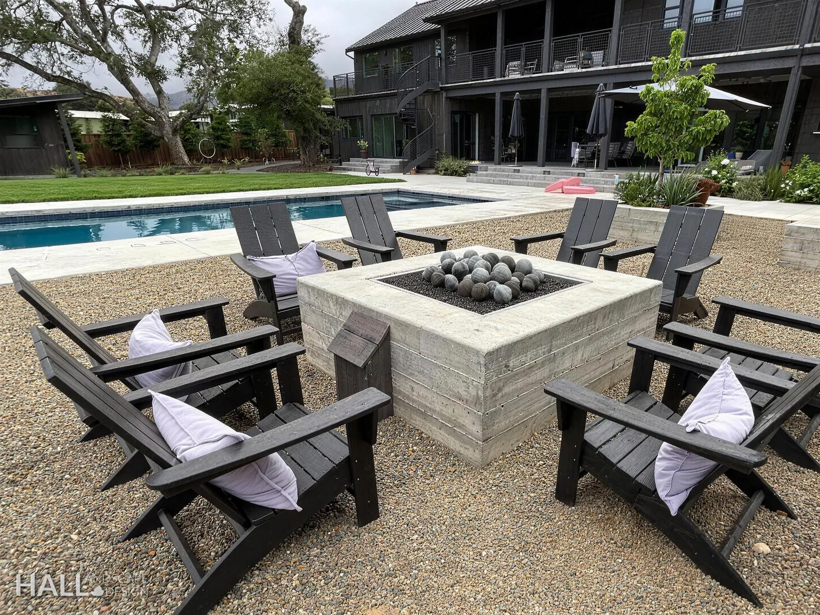 Fire Features by Hall Landscape Design — Sonoma, CA