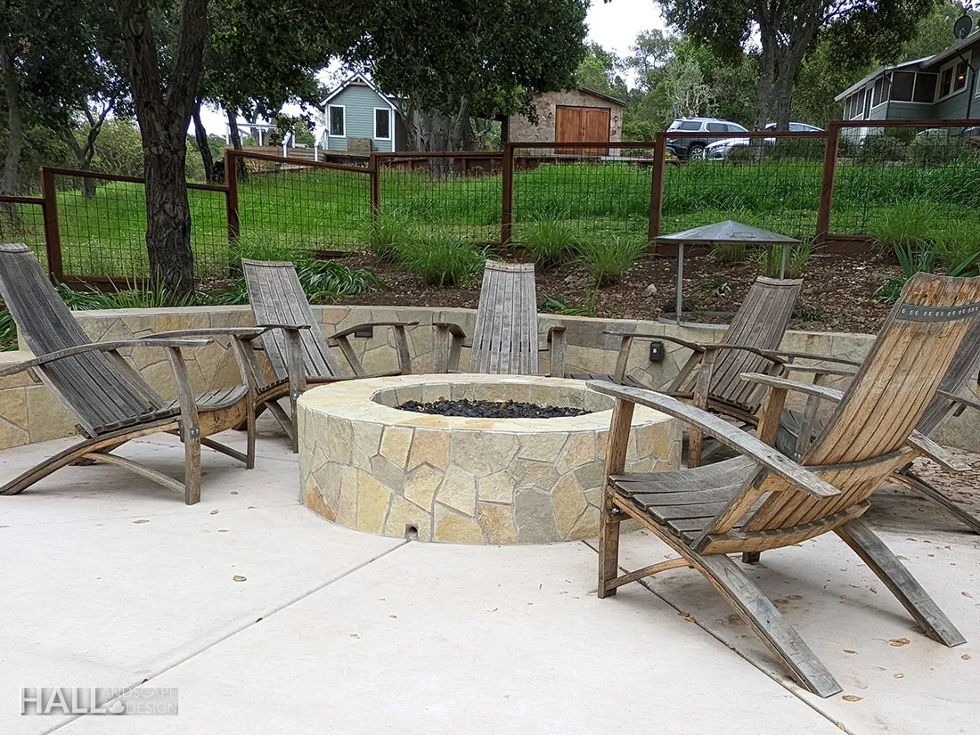 Fire Features by Hall Landscape Design — Sonoma, CA