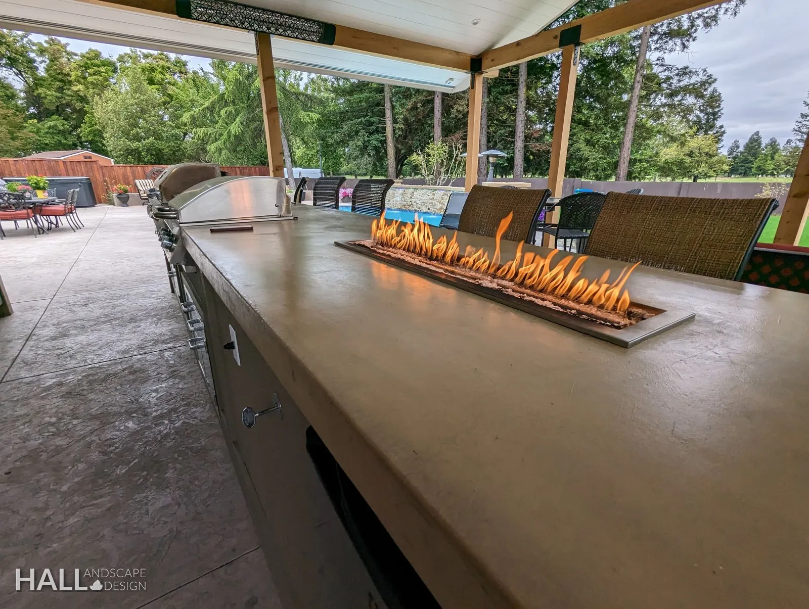 Fire Features by Hall Landscape Design — Napa Valley & North Bay