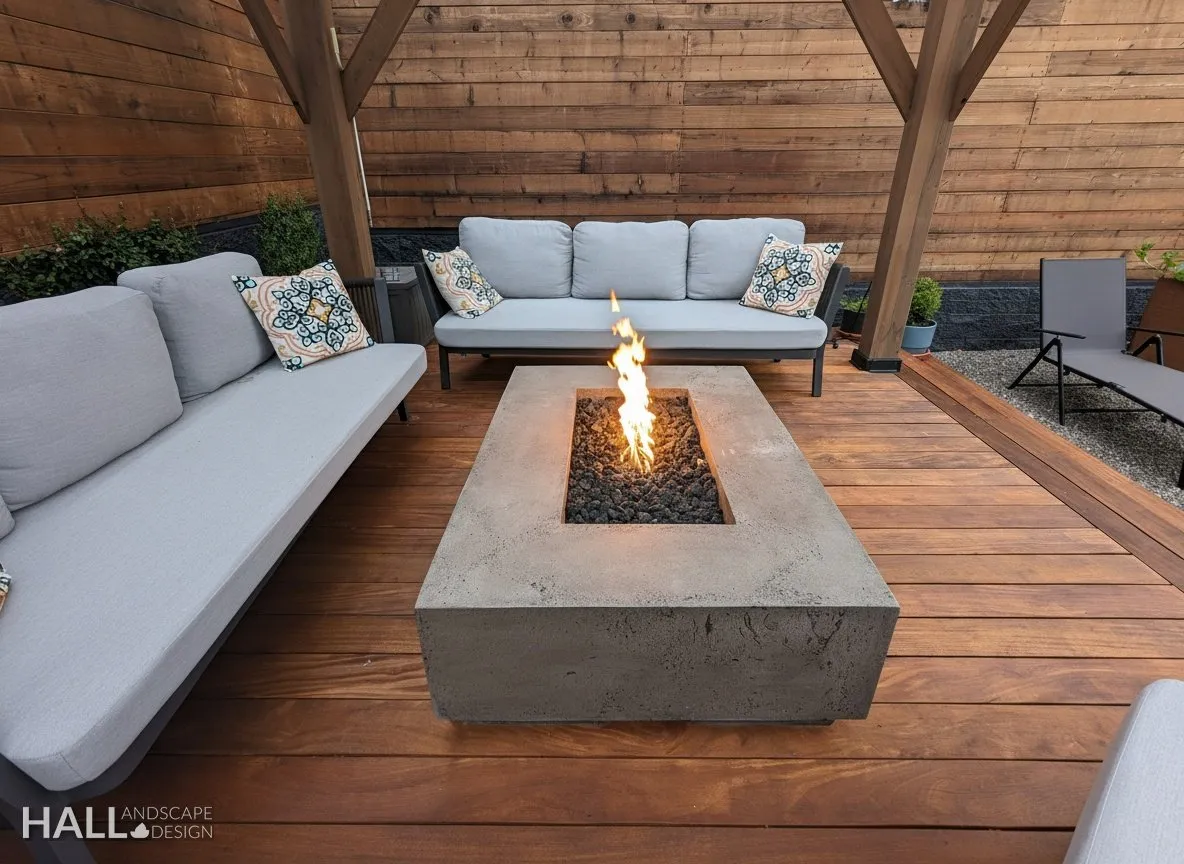 Fire Features by Hall Landscape Design — Napa Valley & North Bay