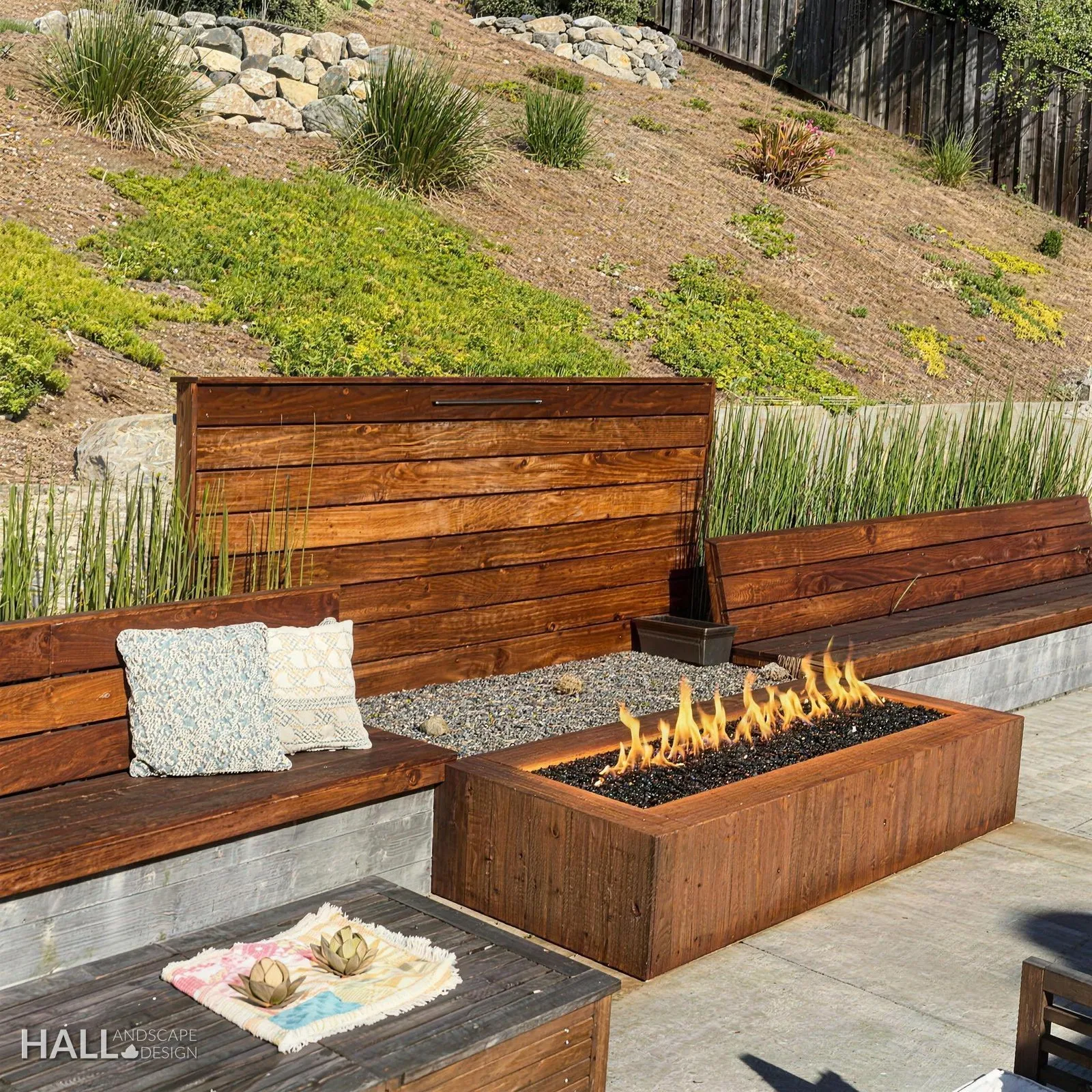 Fire Features by Hall Landscape Design — Napa Valley & North Bay
