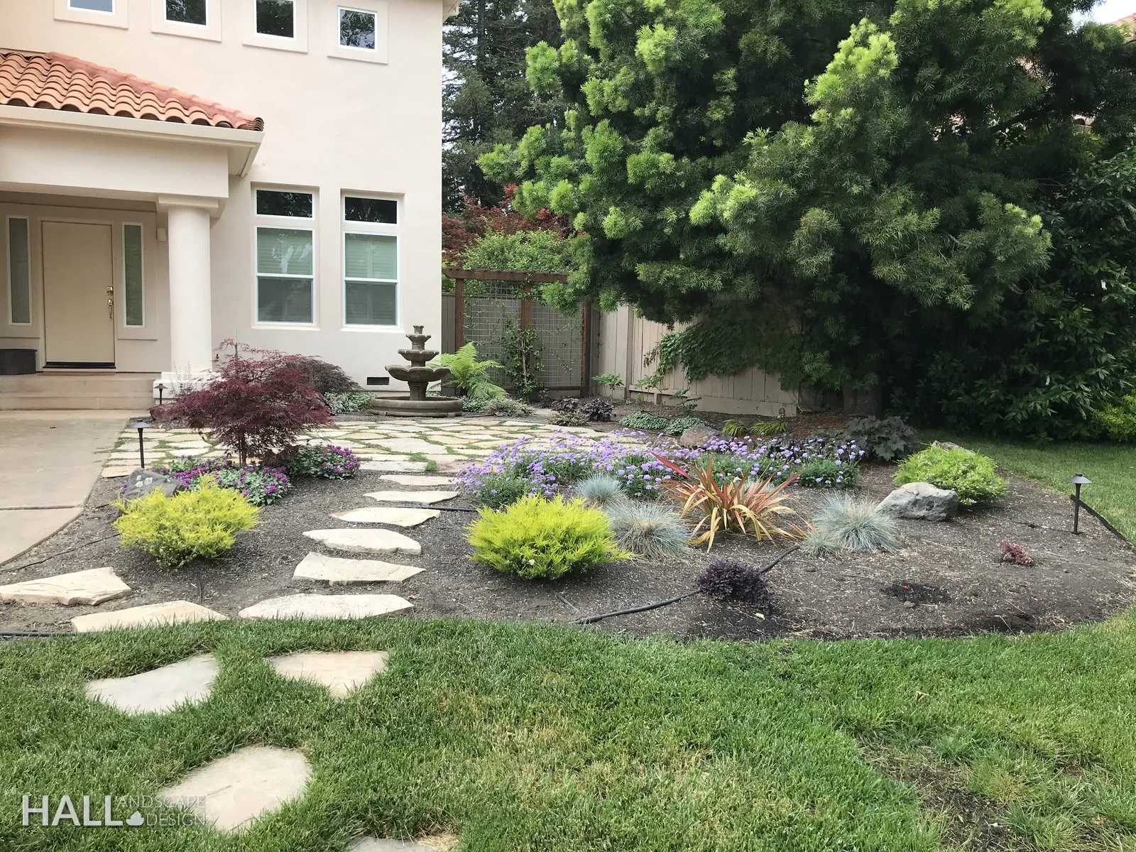 Front Yards by Hall Landscape Design — Napa, CA