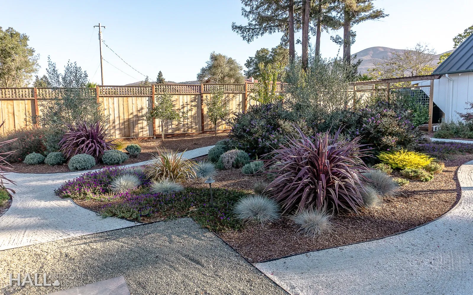 Front Yards by Hall Landscape Design — St. Helena, CA