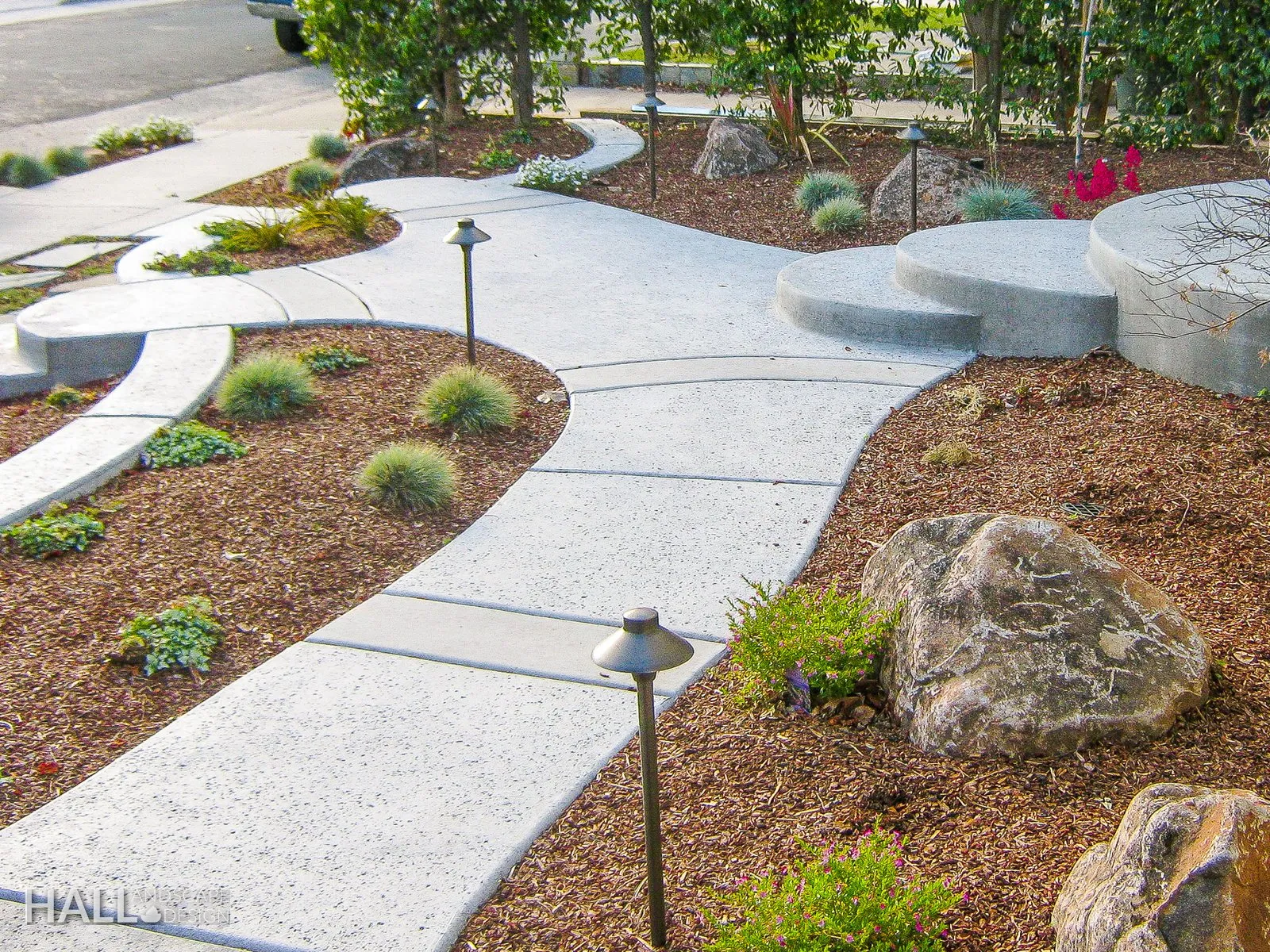 Front Yards by Hall Landscape Design — Walnut Creek, CA