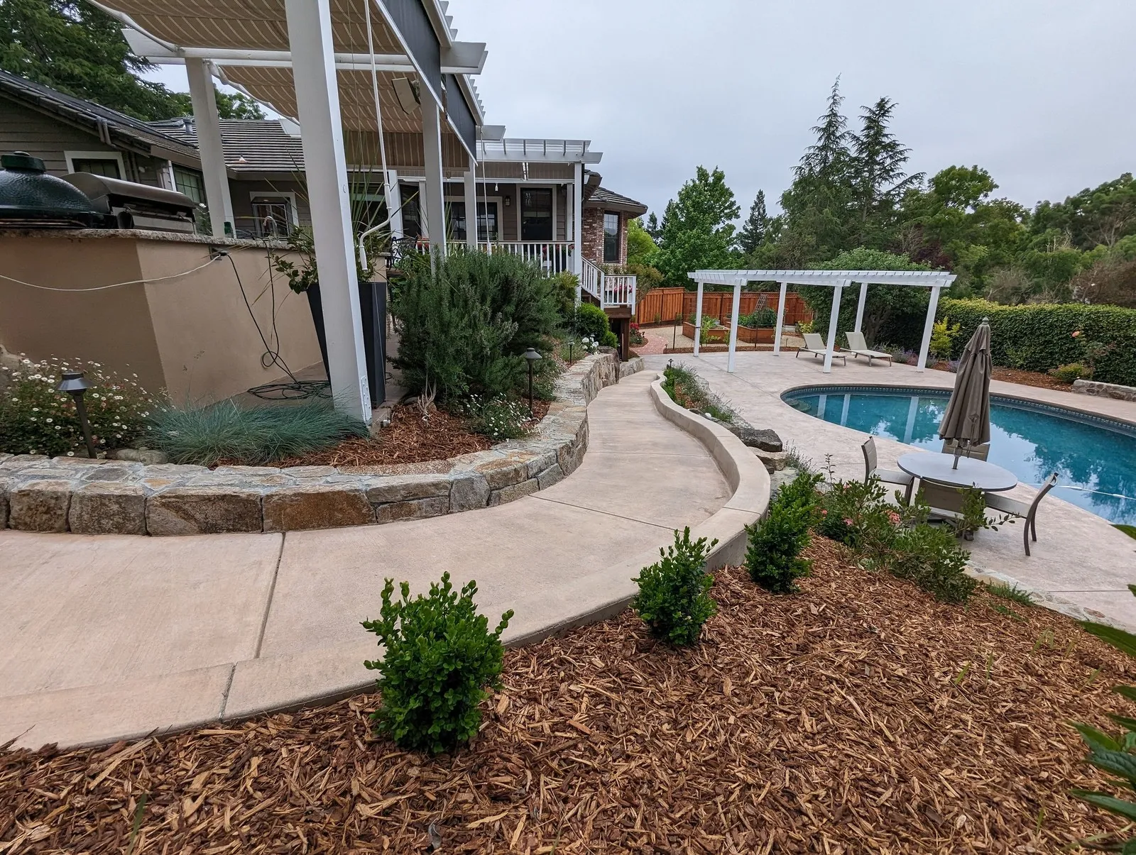 After — Napa backyard transformation in Napa