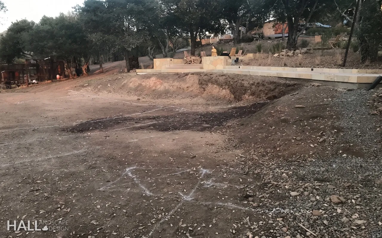 Before — the original yard in Napa