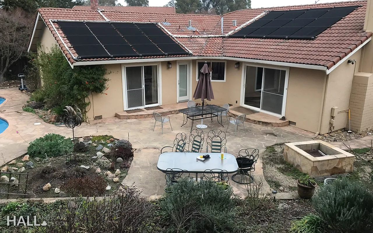 Before — the original yard in Napa