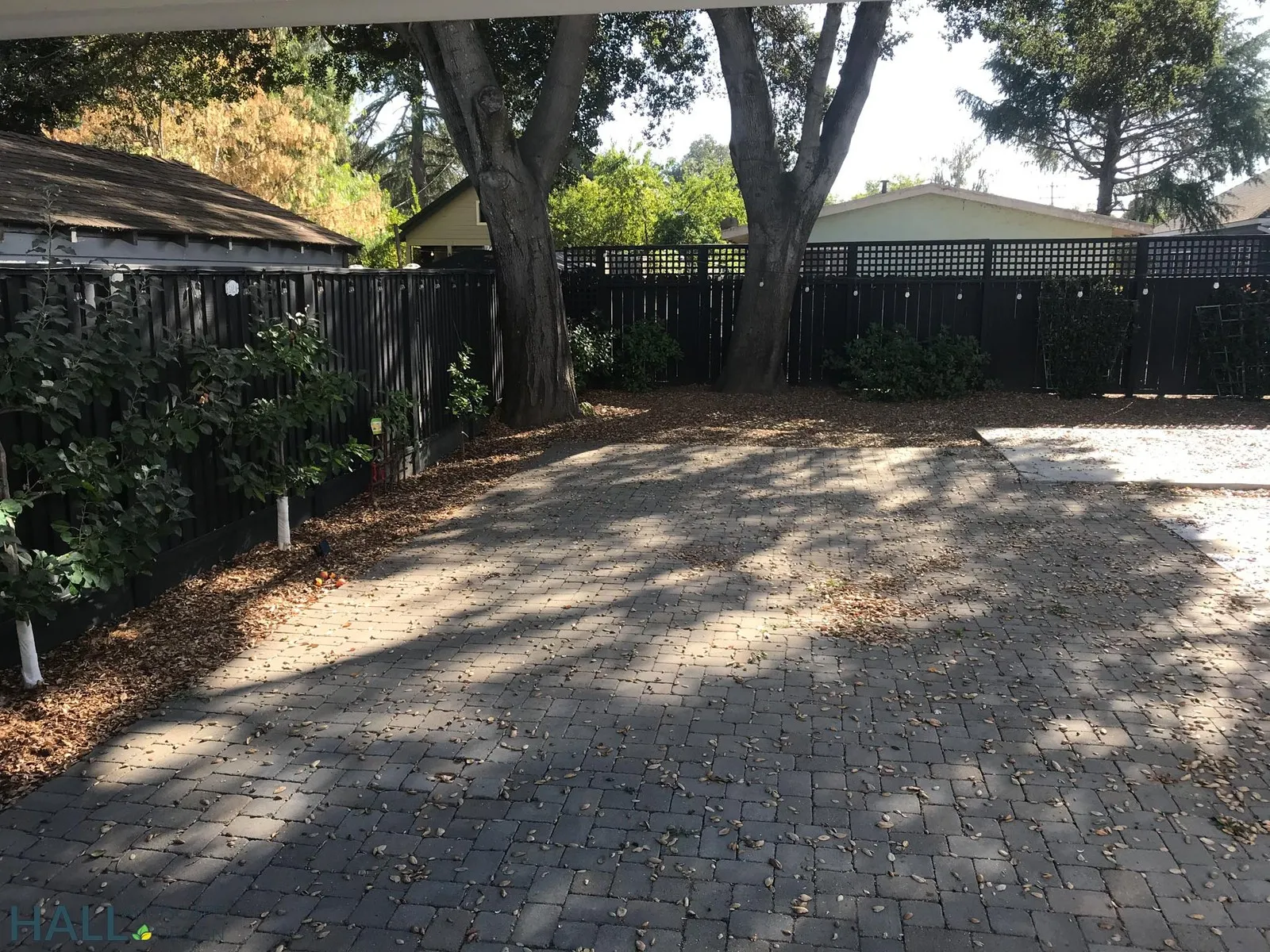 Before — the original yard in Napa