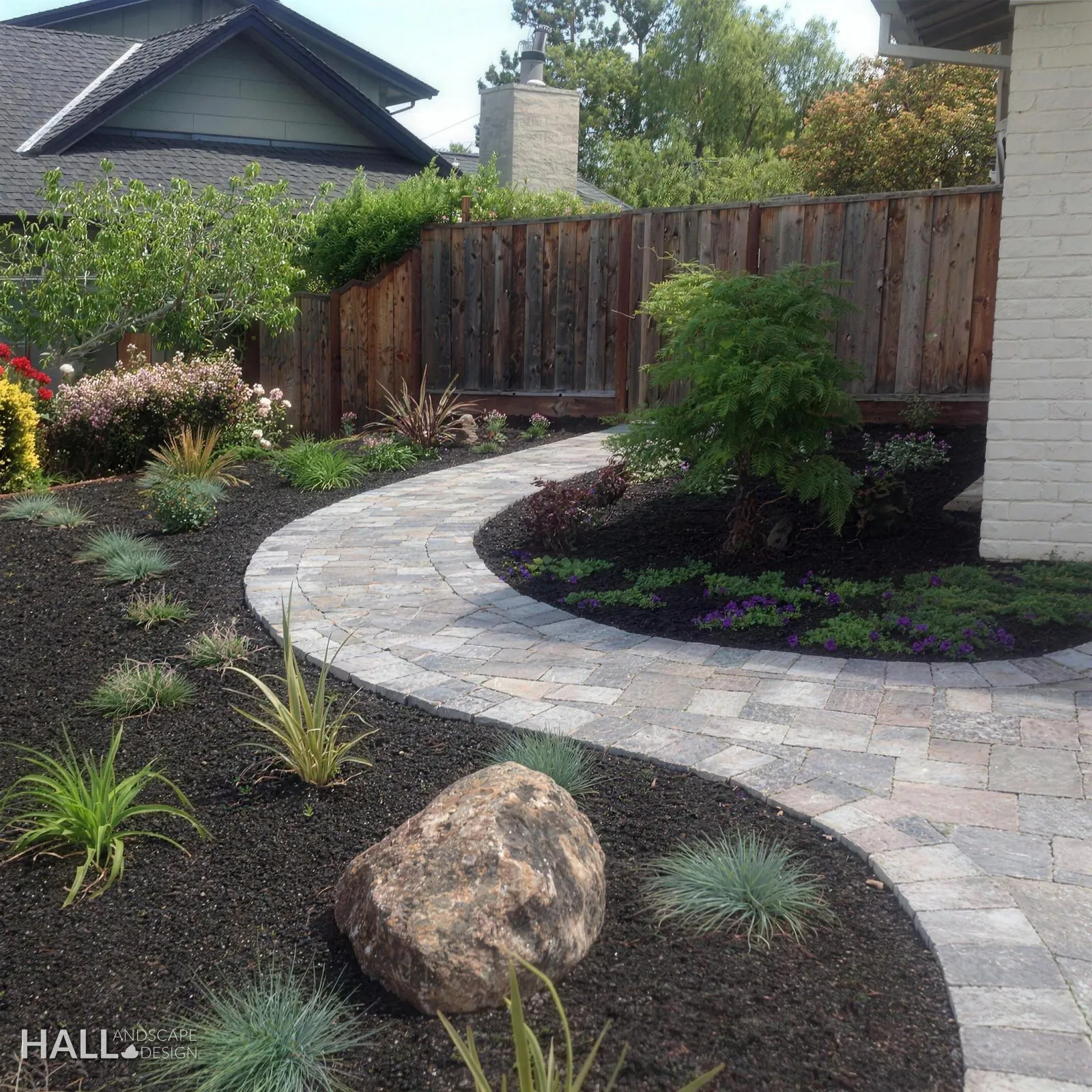 Paths & Walkways by Hall Landscape Design — Napa Valley & North Bay
