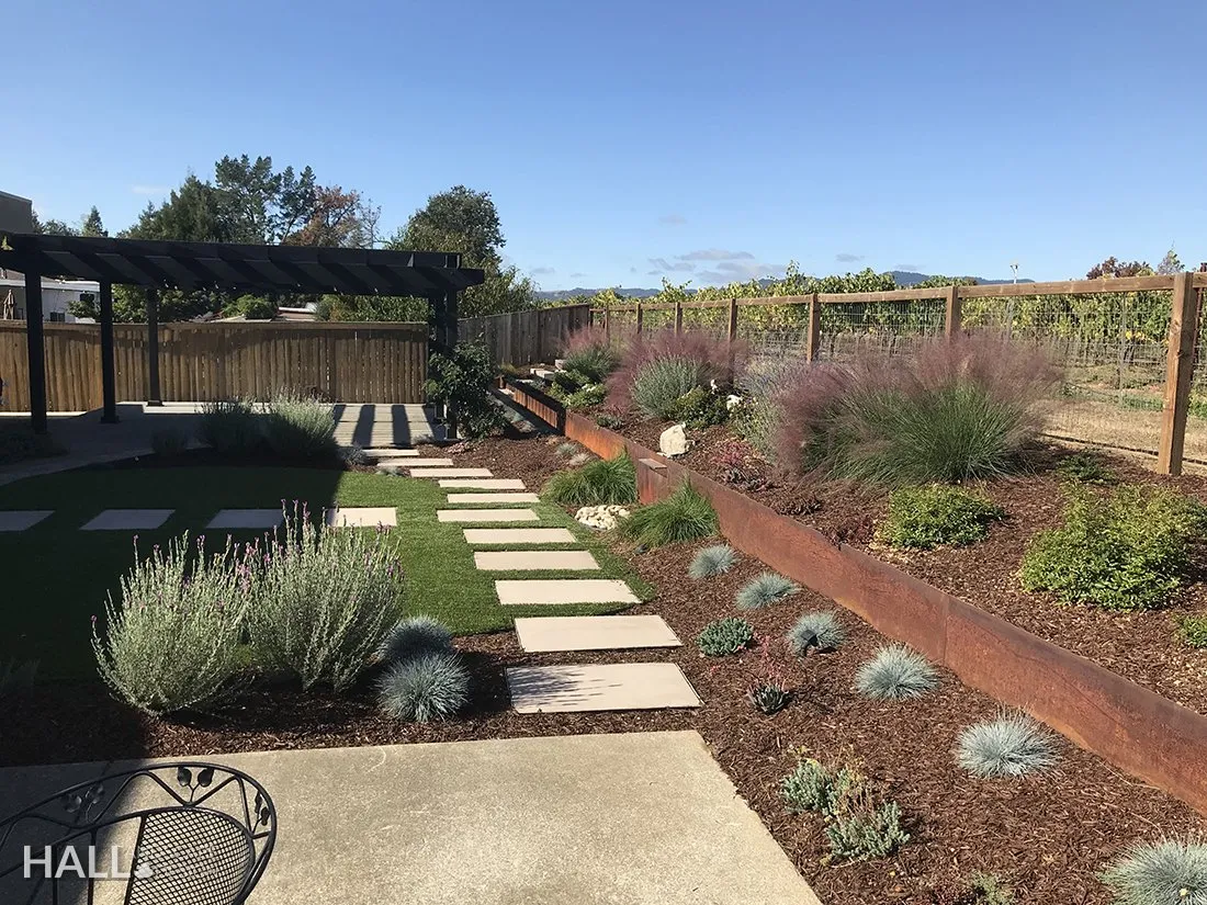 Paths & Walkways by Hall Landscape Design — Napa, CA