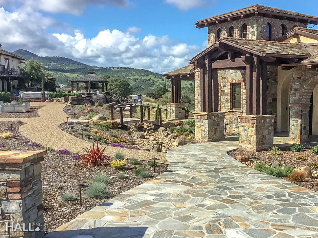 Paths & Walkways by Hall Landscape Design — Sonoma, CA