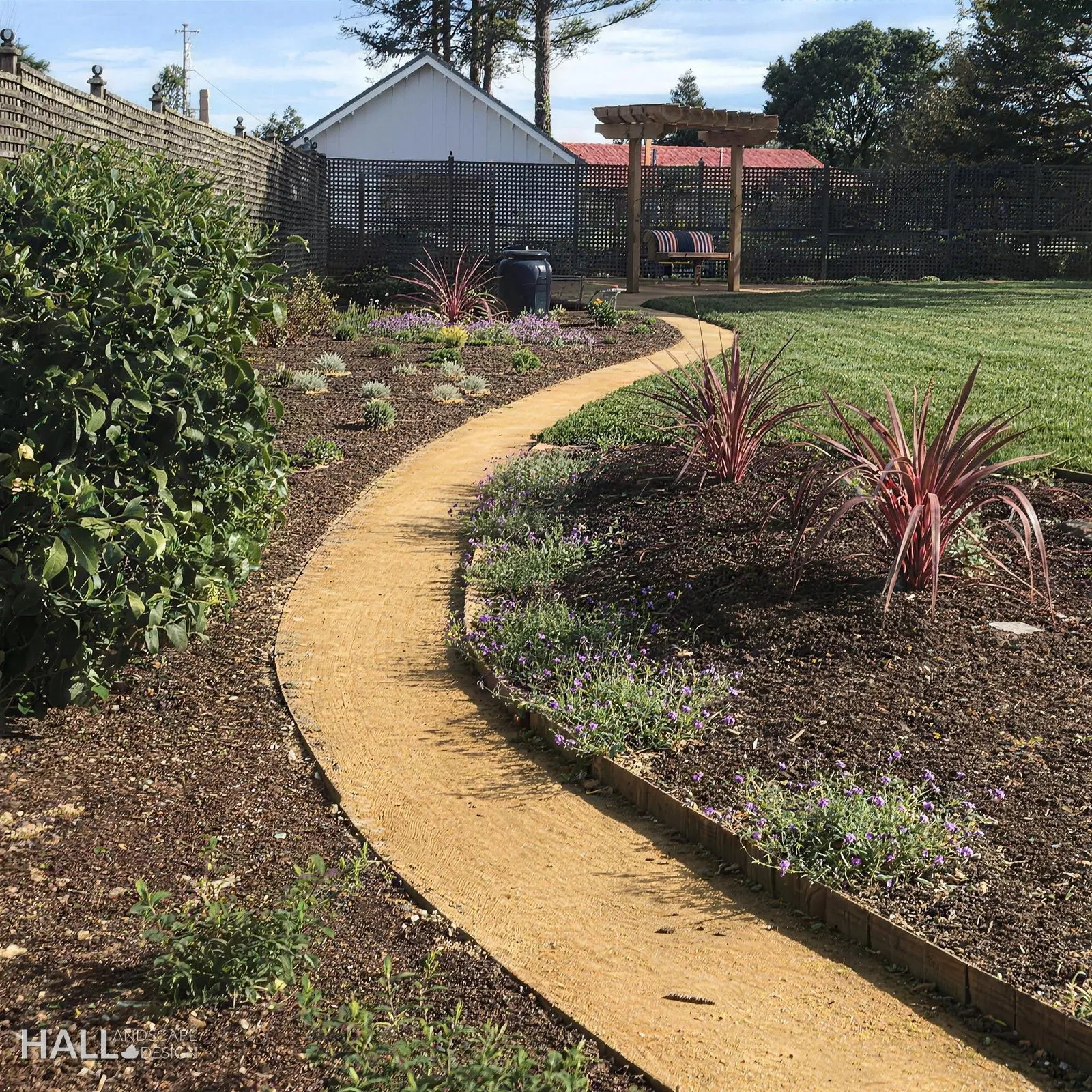 Paths & Walkways by Hall Landscape Design — Napa Valley & North Bay