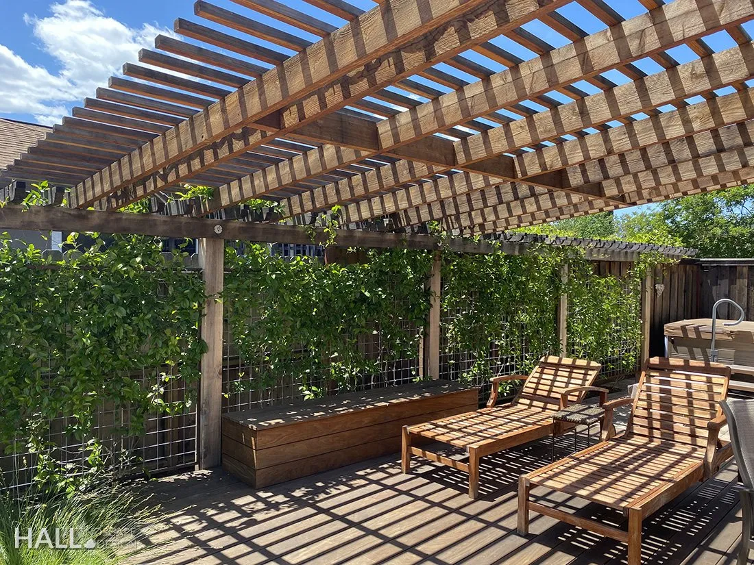 Patio Covers & Pergolas by Hall Landscape Design — Napa Valley & North Bay