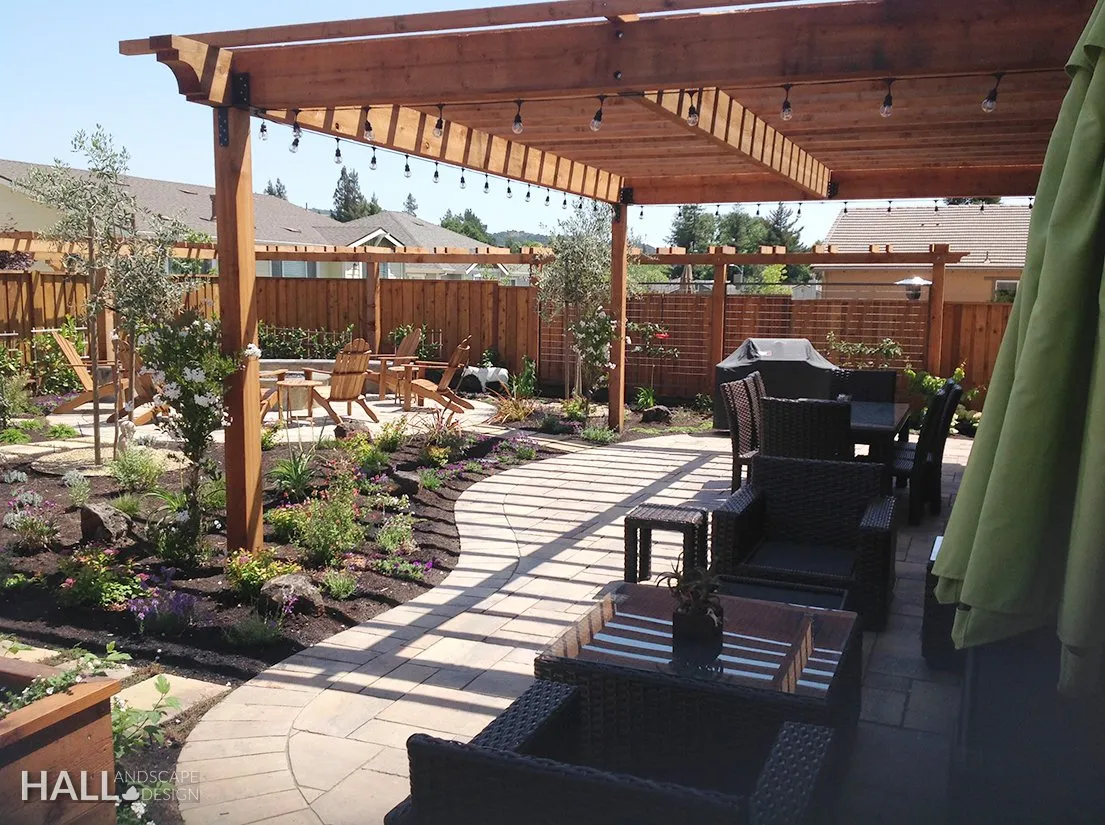 Patio Covers & Pergolas by Hall Landscape Design — Napa Valley & North Bay