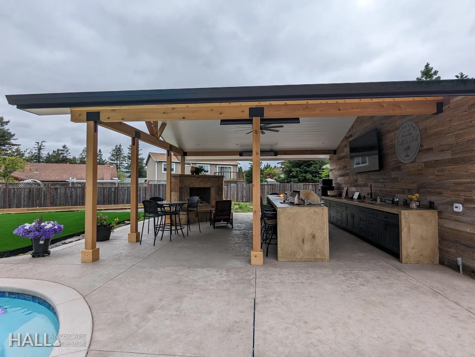 Patio Covers & Pergolas by Hall Landscape Design — Napa Valley & North Bay