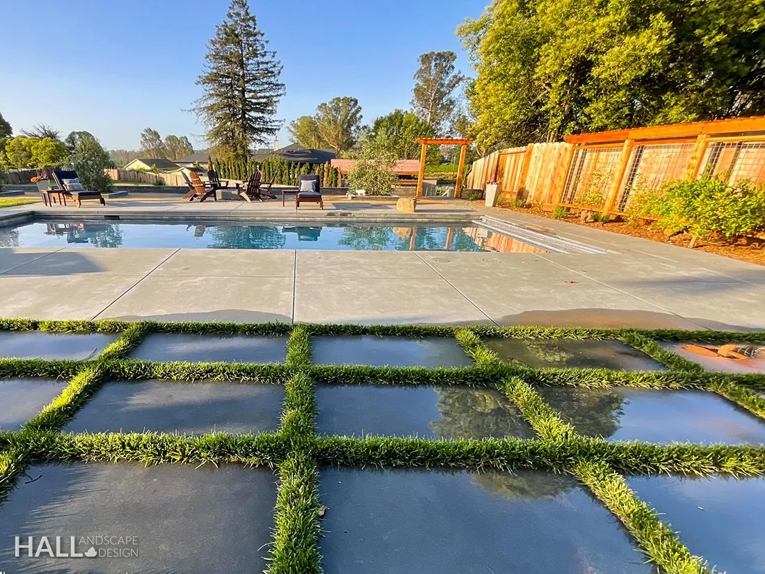 Patios & Courtyards by Hall Landscape Design — Napa Valley & North Bay