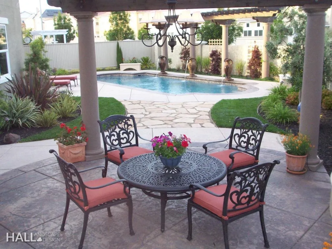 Patios & Courtyards by Hall Landscape Design — Napa Valley & North Bay