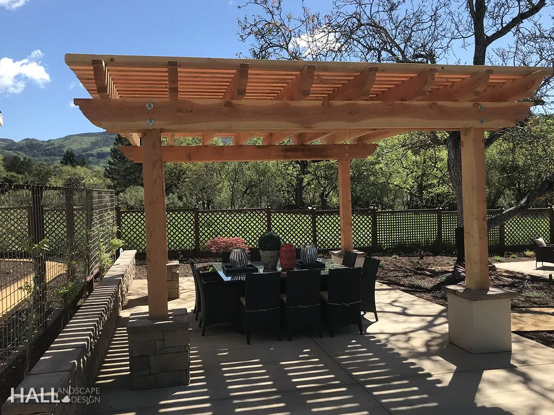 Patios & Courtyards by Hall Landscape Design — Napa Valley & North Bay