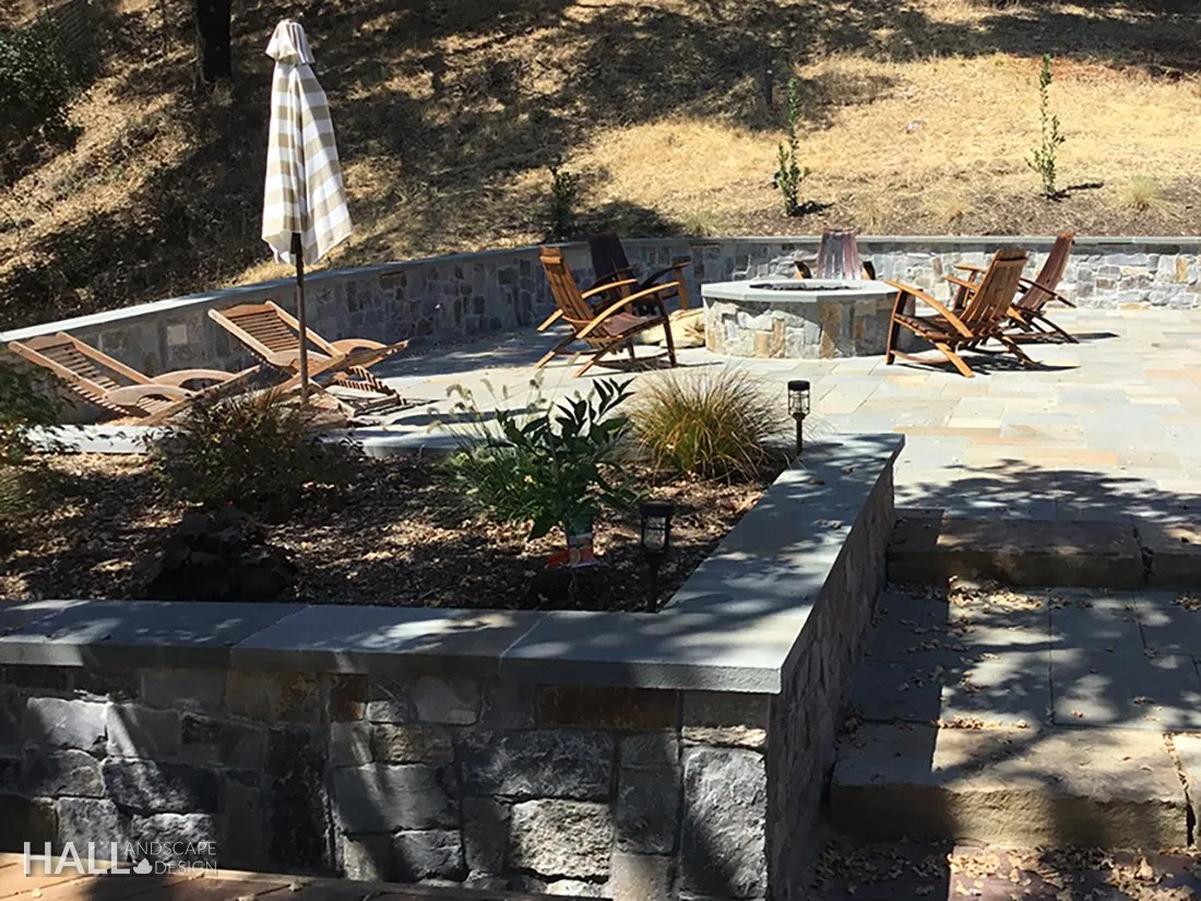 Patios & Courtyards by Hall Landscape Design — Napa Valley & North Bay