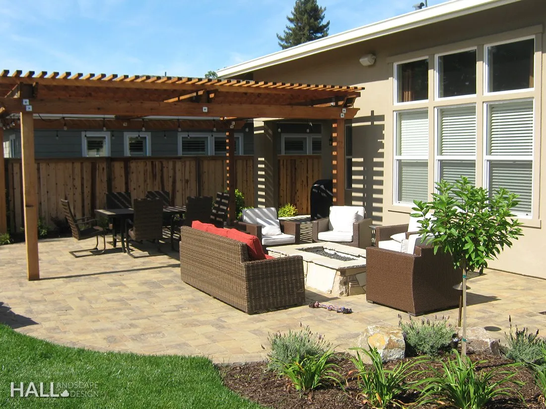 Patios & Courtyards by Hall Landscape Design — Napa Valley & North Bay