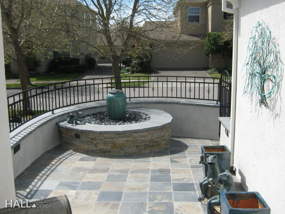 Patios & Courtyards by Hall Landscape Design — Napa, CA