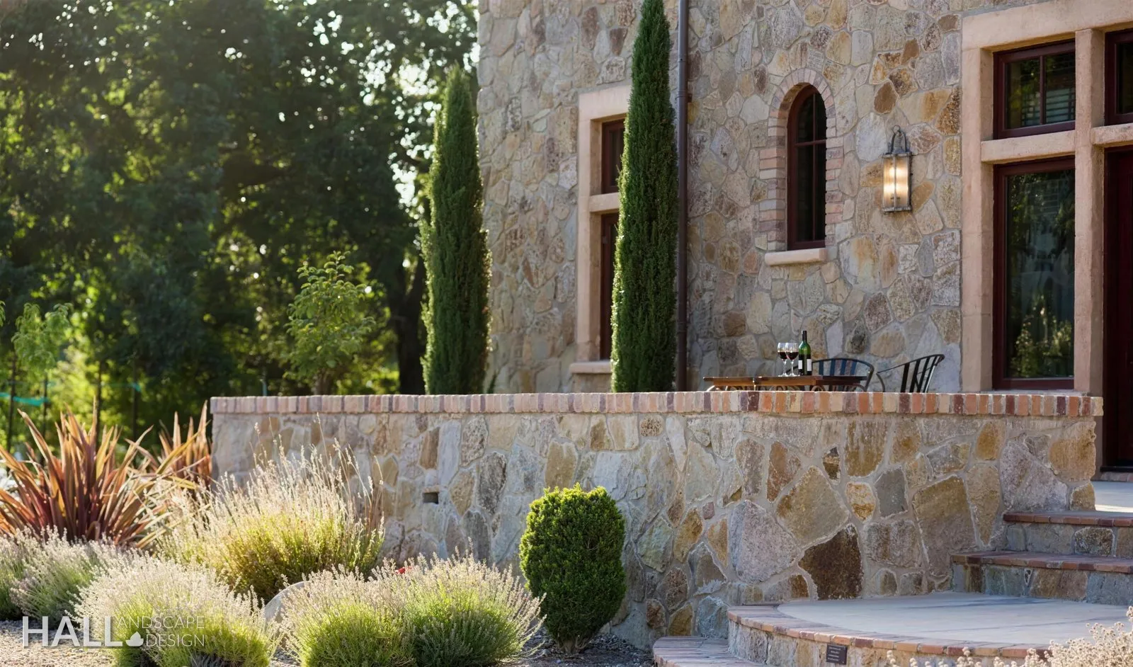 Patios & Courtyards by Hall Landscape Design — Napa, CA