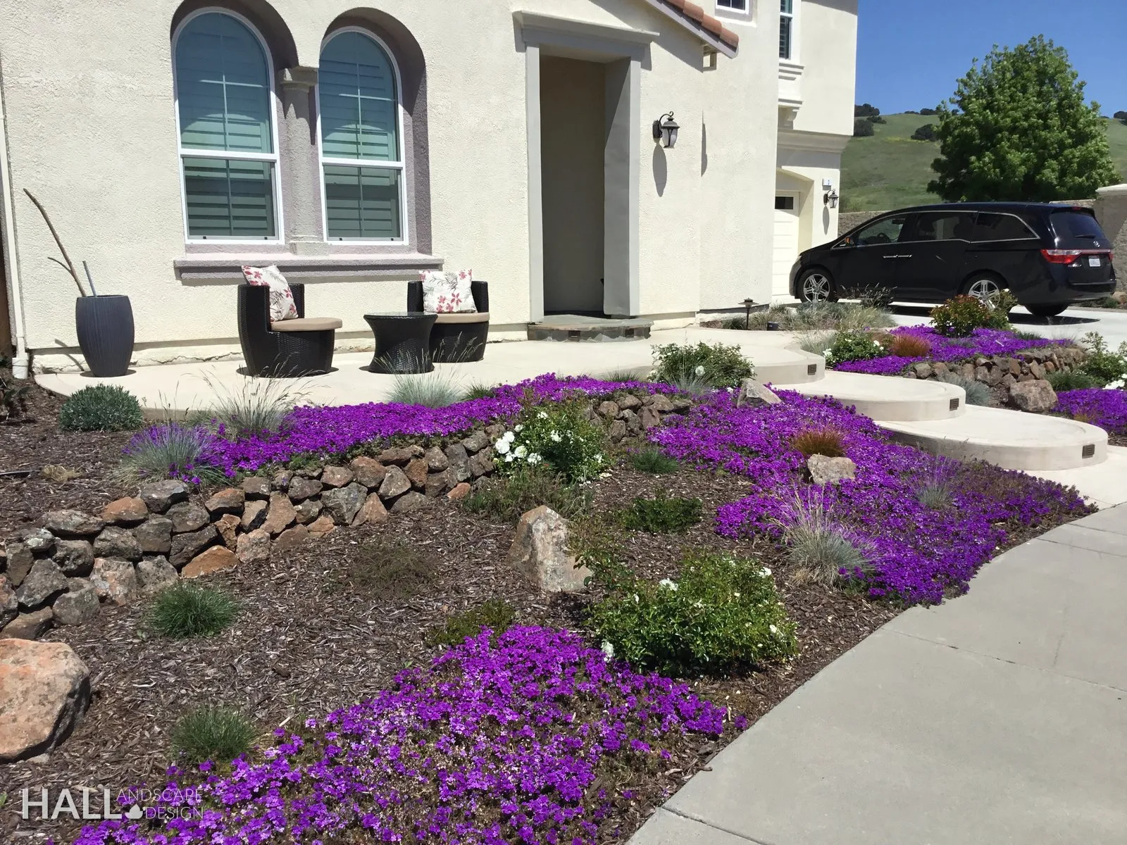 Patios & Courtyards by Hall Landscape Design — Napa, CA