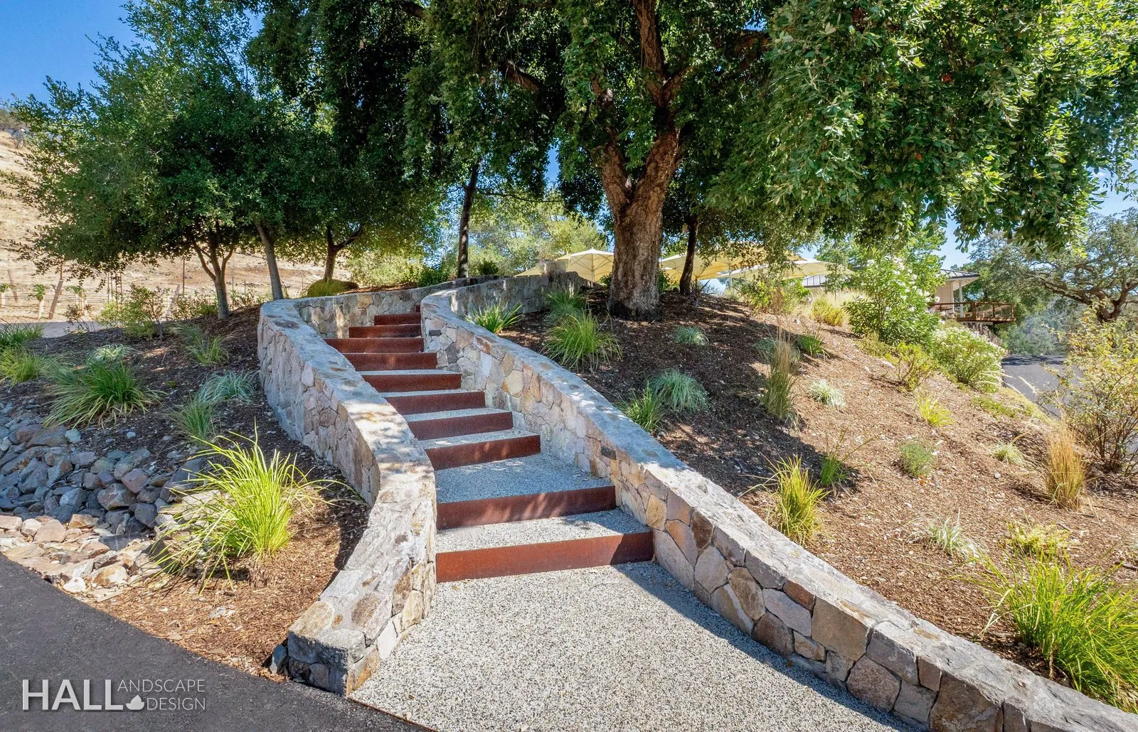 Staircases by Hall Landscape Design — Napa Valley & North Bay
