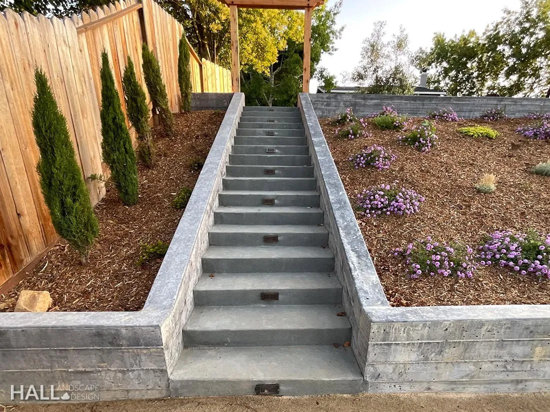Staircases by Hall Landscape Design — Napa Valley & North Bay