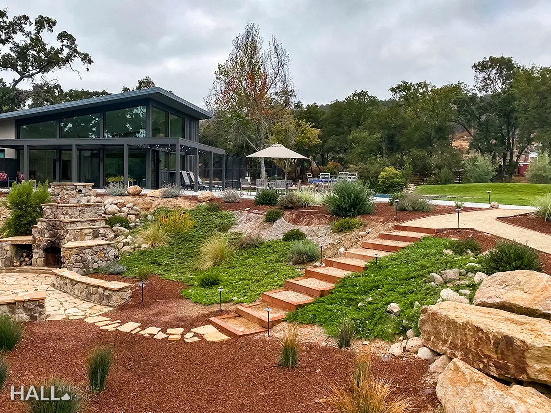 Staircases by Hall Landscape Design — Napa Valley & North Bay