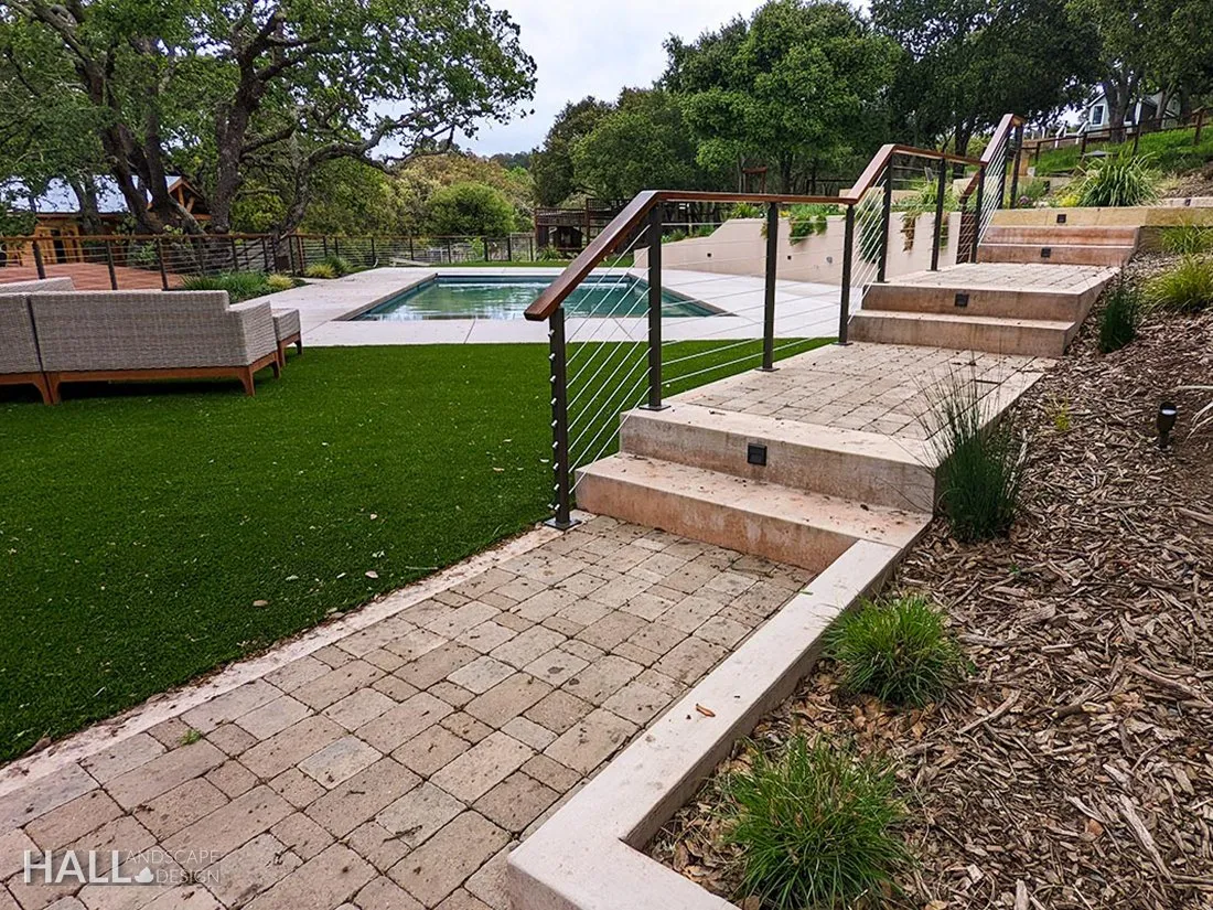 Staircases by Hall Landscape Design — Napa Valley & North Bay