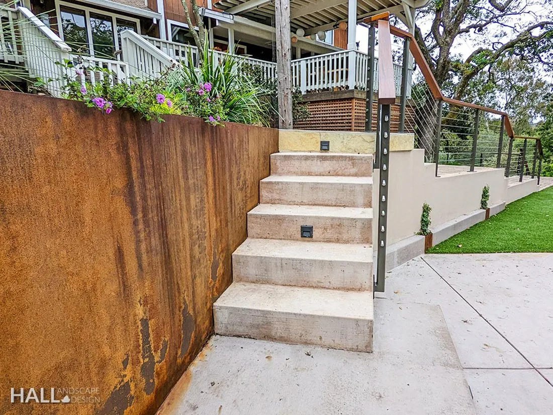 Staircases by Hall Landscape Design — Napa Valley & North Bay