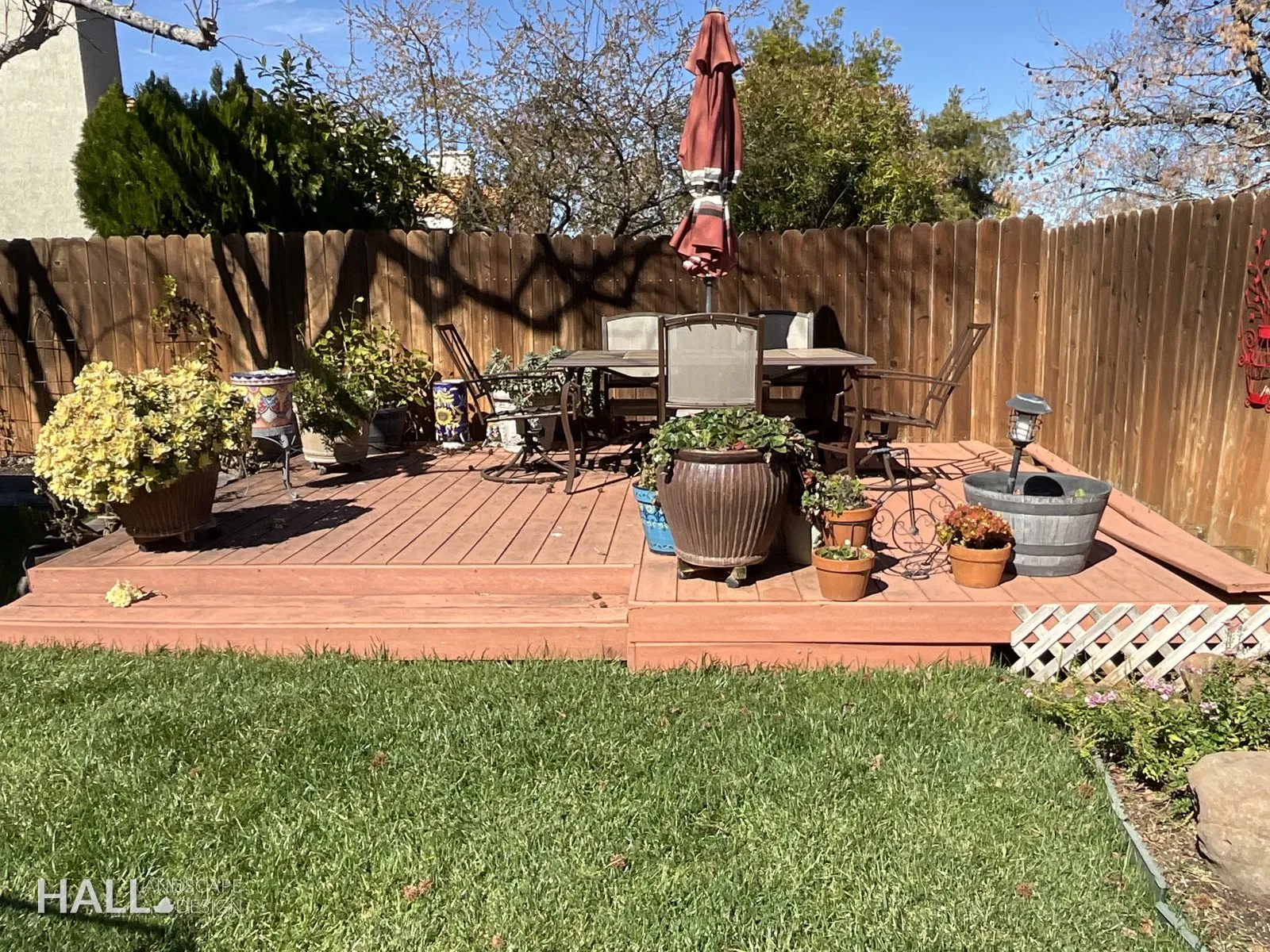 Before — the original yard in Suisun City