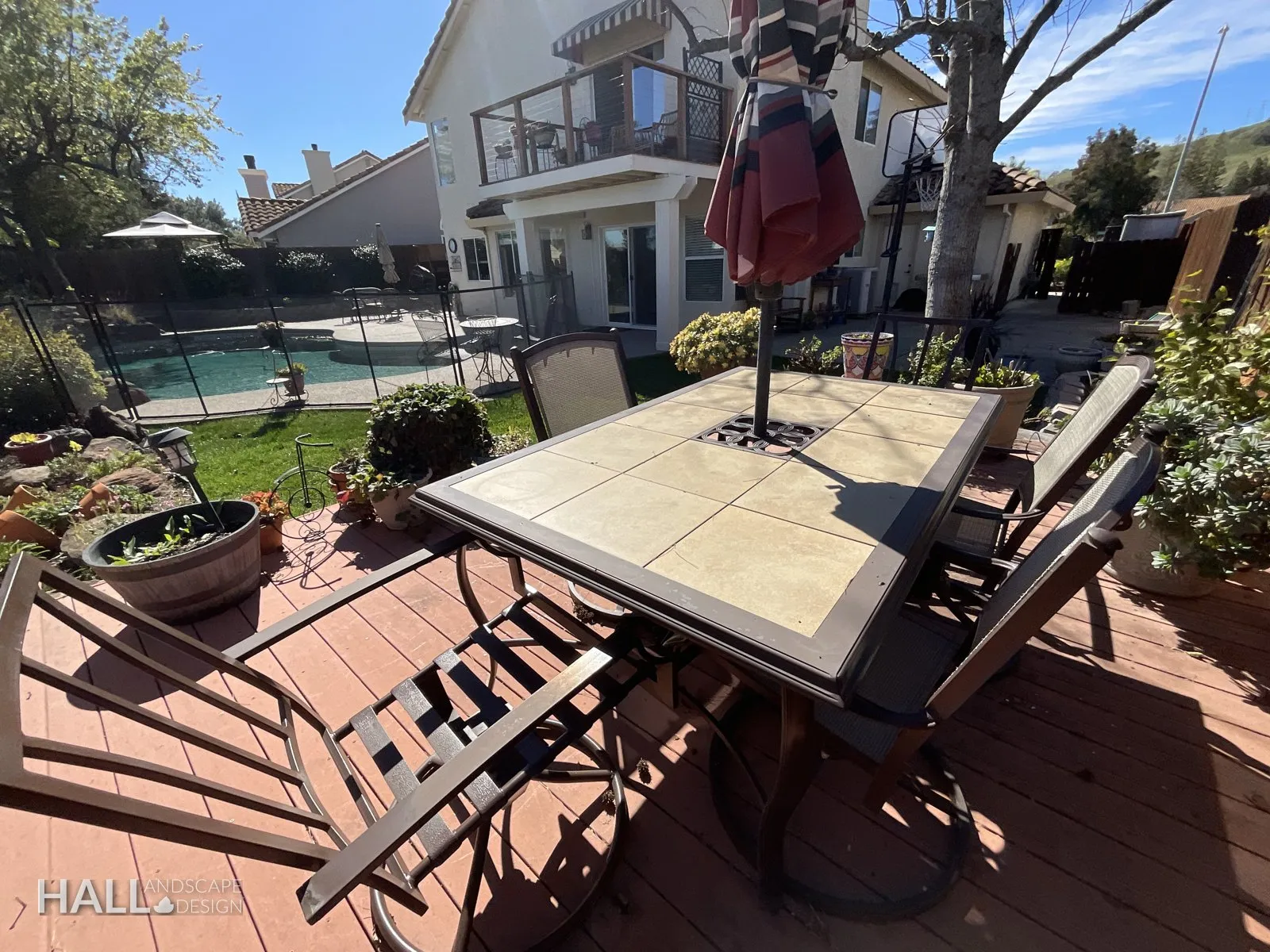 Before — the original yard in Suisun City