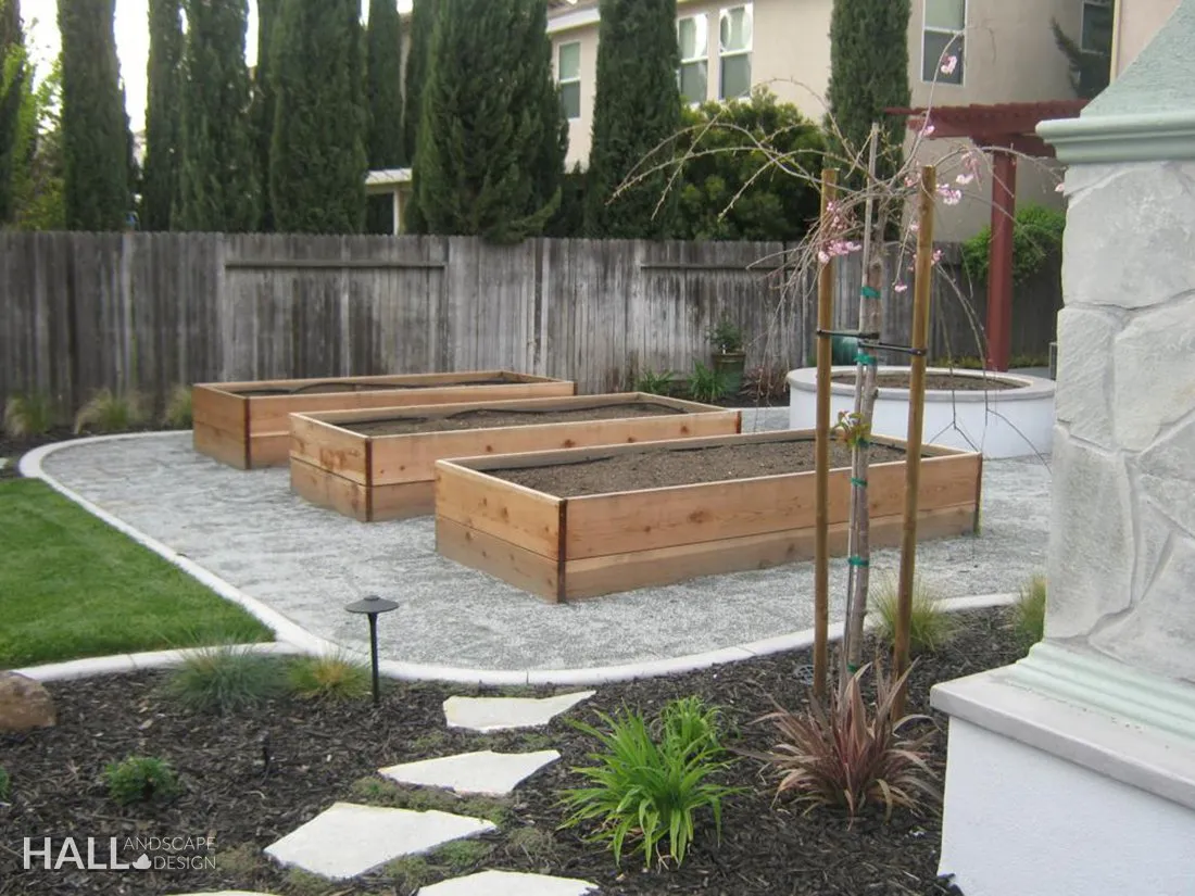 Veggie Gardens by Hall Landscape Design — Napa Valley & North Bay