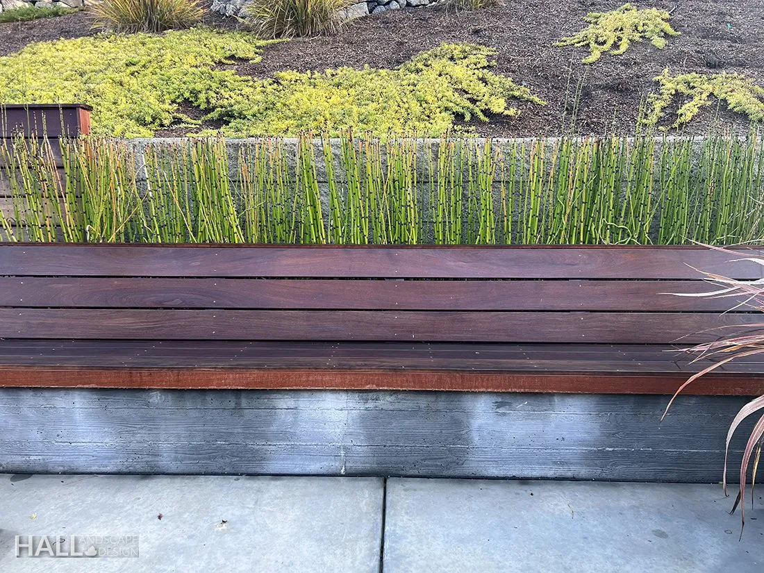 Walls & Stone Planters by Hall Landscape Design — Napa Valley & North Bay