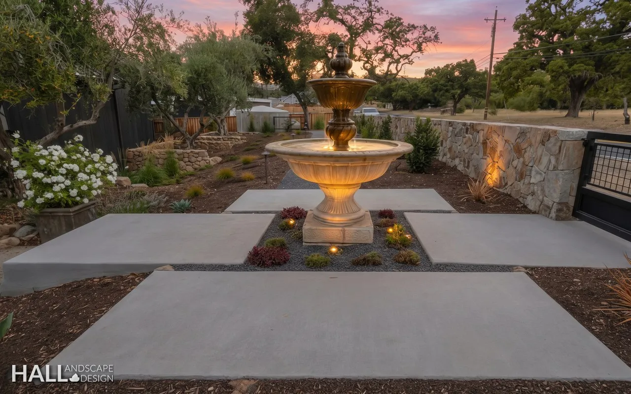 Water Features by Hall Landscape Design — Napa, CA