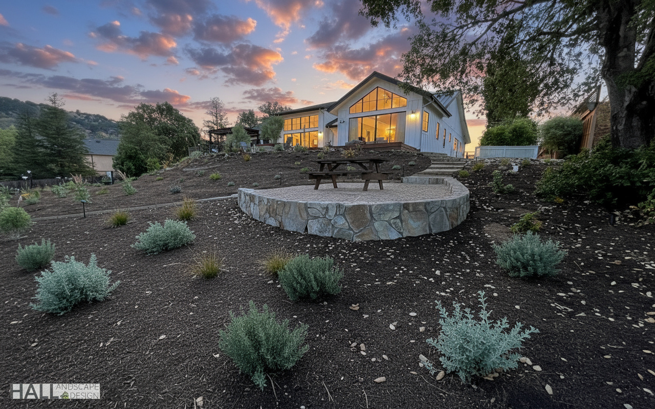 Marin Drought Tolerant Landscape “Native California and Mediterranean plants in Marin drought-tolerant garden.”